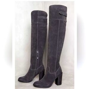 Dolce Vita Okana Boots – Dark Grey Suede – Size 6.5